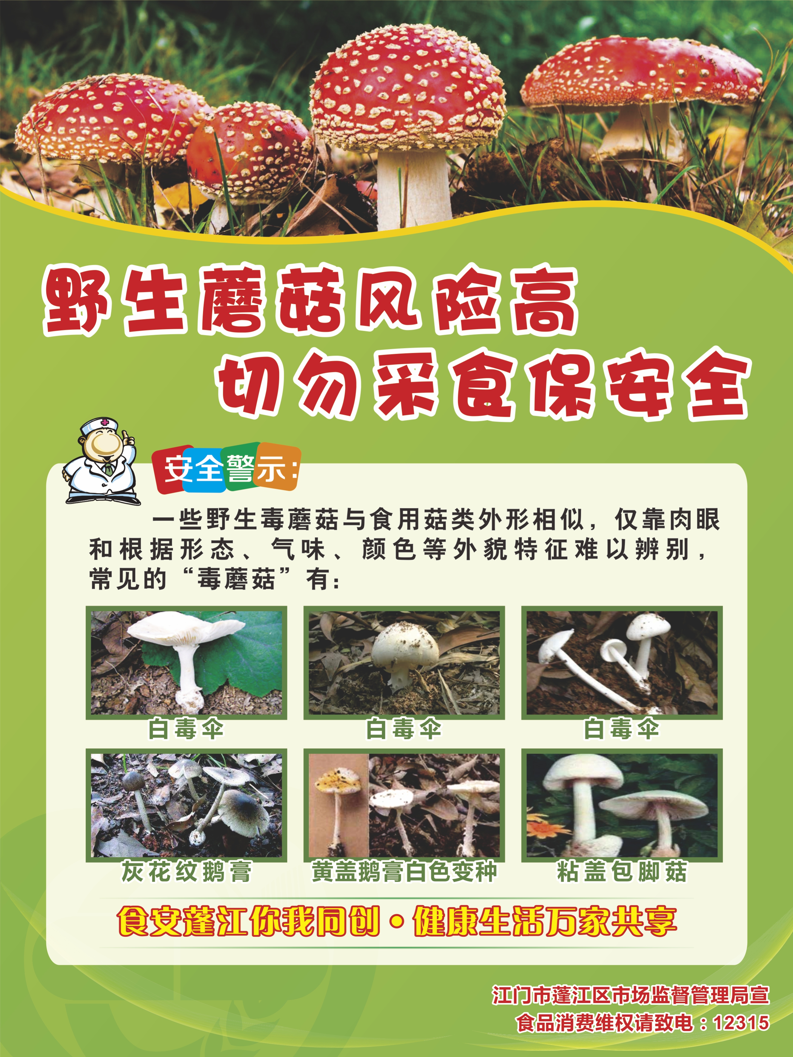 野生蘑菇风险高  切勿采食保安全.jpg